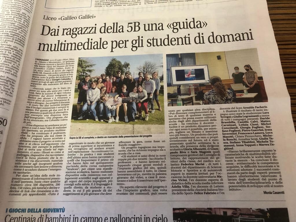 Articolo del Giornale di Treviglio