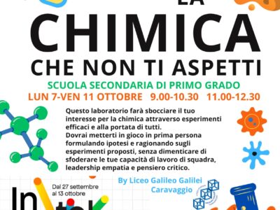 Porta la tua classe al Galilei, c’è chimica tra di noi!