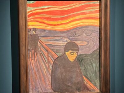 Oil on Caravas alla mostra di Munch