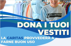 Scopri di più sull'articolo Donazione di vestiti usati alla Caritas